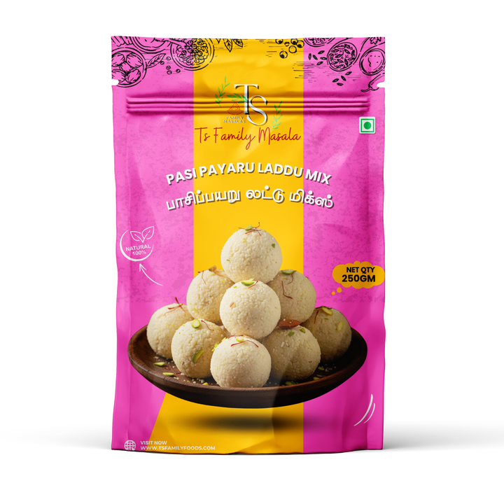 Pasi Payaru Laddu mix  (பாசி பயறு லட்டு மிக்ஸ்)