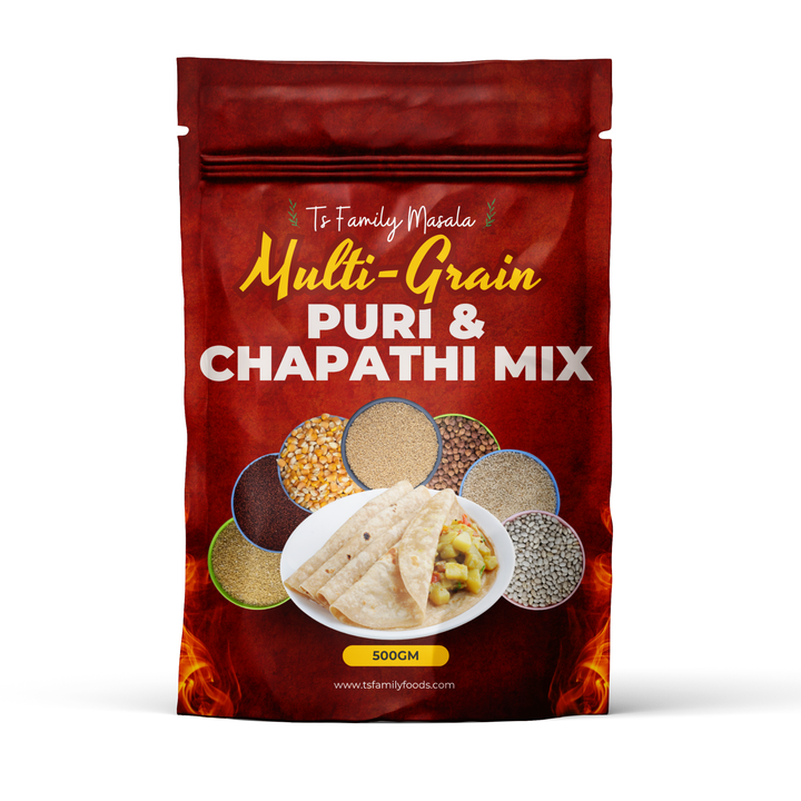 Multi-Grain Puri & Chapathi Mix - நவ தானிய பூரி & சப்பாத்தி மிக்ஸ்